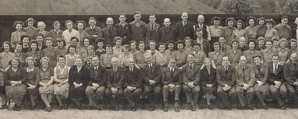 Stephen Walters staff, group photo from 1949