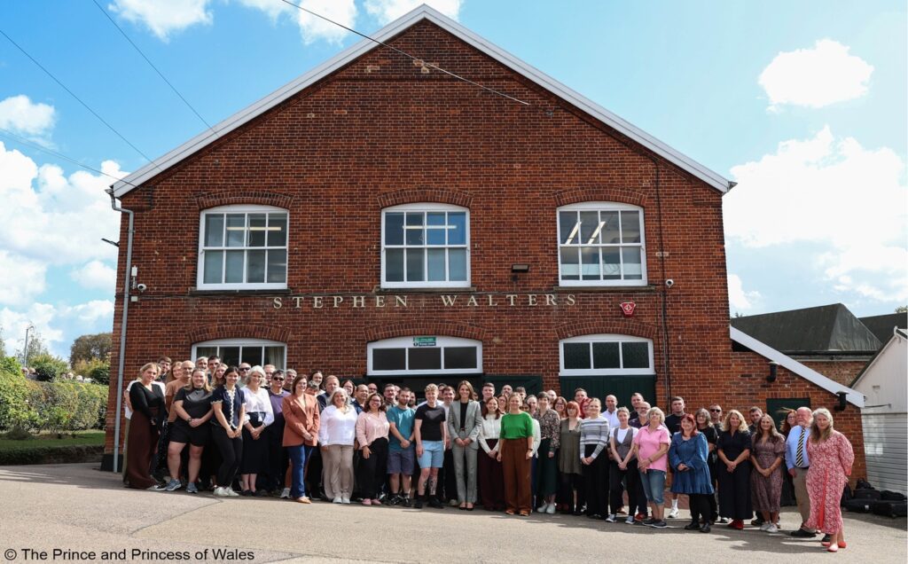 HRH Princess of Wales Mill visit