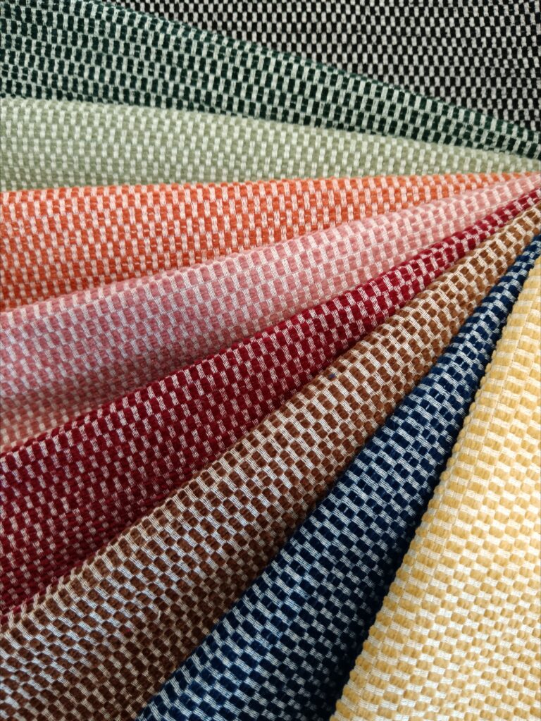 Woven chenille fabric